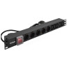 Блок розеток EXEGATE SERVERPRO PDU-19H009 AL-5C135S-EU2,5CU-SW EX280867RUS