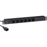 Блок розеток EXEGATE SERVERPRO PDU-19H604 AL-6S-C14-2,5CU EX280829RUS