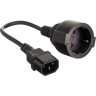 Кабель EXEGATE POWER EC-30P VDE-250V-3*0,75MM2 0,15м EX280681RUS